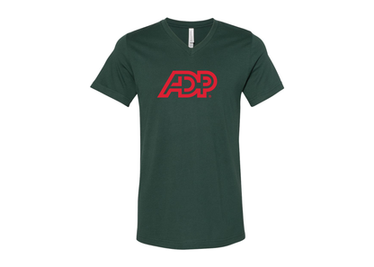 ADP Logo BELLA  CANVAS - Jersey V-Neck T-Shirt
