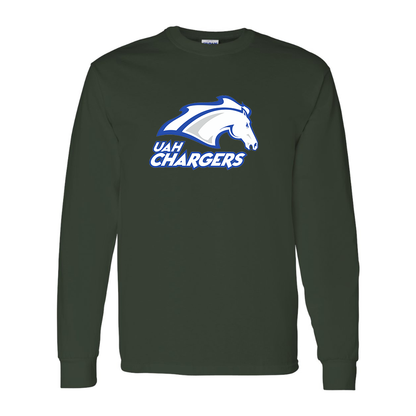 Men's Alabama Huntsville Chargers Gildan Heavy Cotton Long Sleeve T-Shirt