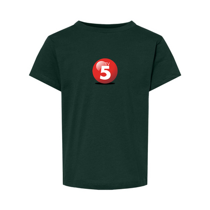 ABC TV5 Logo BELLA  CANVAS Toddler Jersey Tee