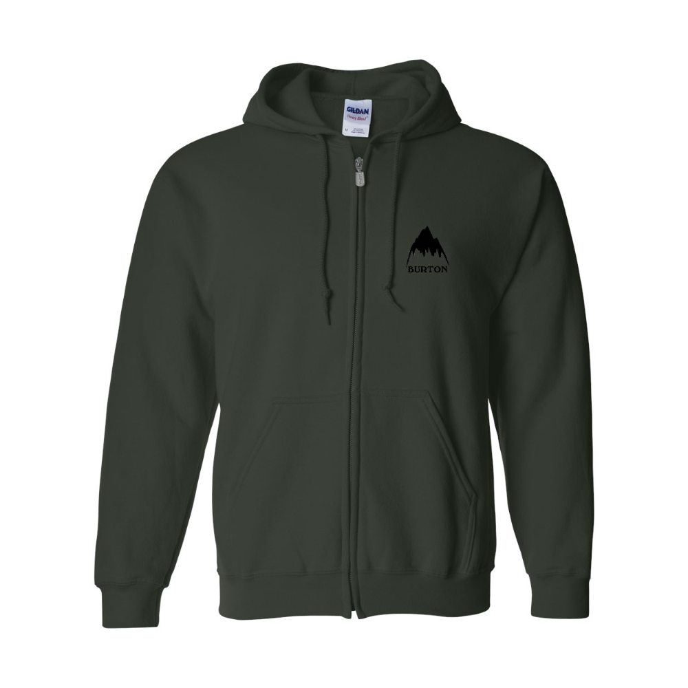 Men's   Burton Mountain  Gildan  Heavy Blend Full Zip Hooded Sweatshirt