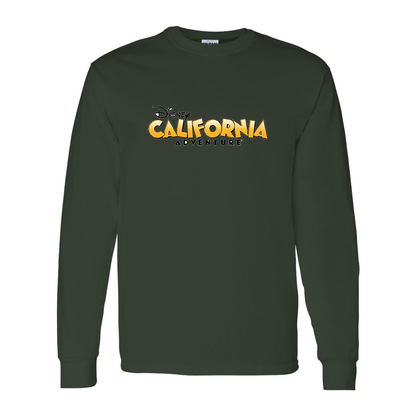Men's Disney California Adventure Gildan Heavy Cotton Long Sleeve T-Shirt