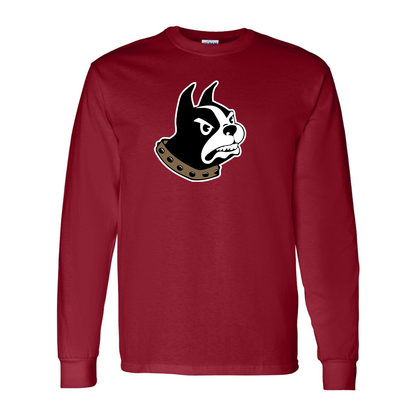 Men's Woffrd Terriers  Gildan Heavy Cotton Long Sleeve T-Shirt