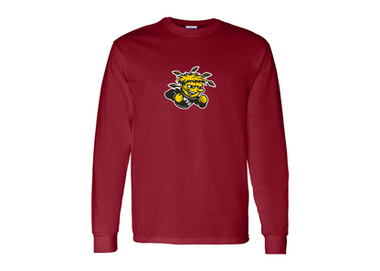Men's Wichita State Shockers Gildan Heavy Cotton Long Sleeve T-Shirt