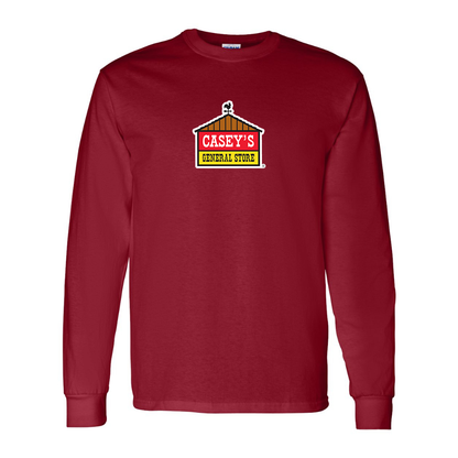 Men's Casey's General Store  Gildan Heavy Cotton Long Sleeve T-Shirt