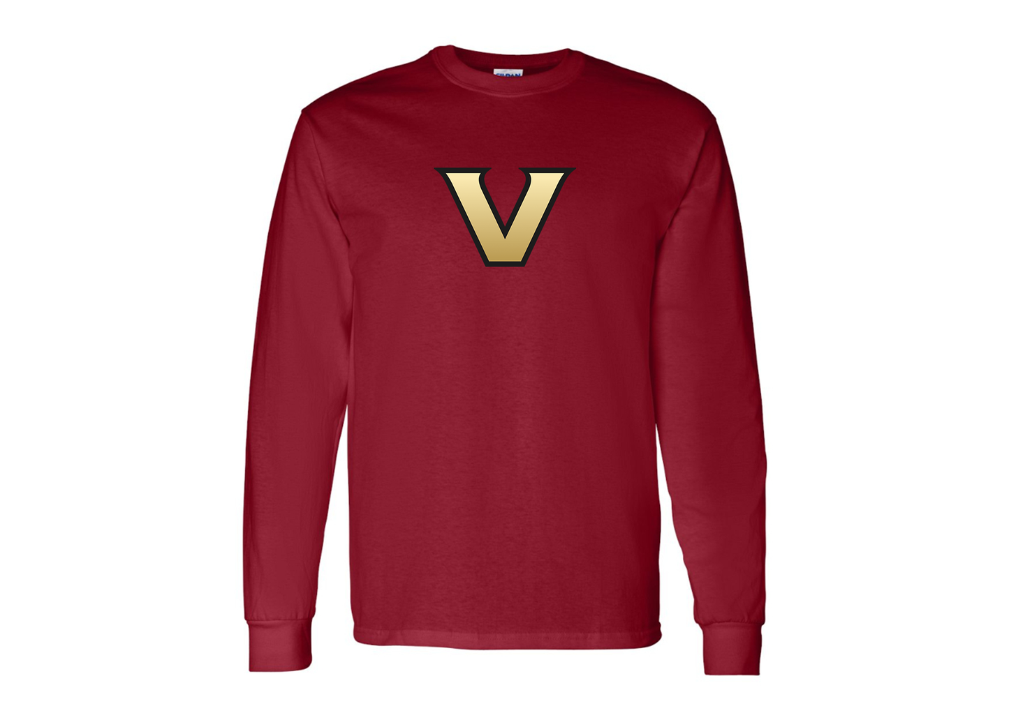 Men's Vanderbilt Commodores Gildan Heavy Cotton Long Sleeve T-Shirt