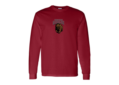 Men's Montana Grizzliesl Gildan Heavy Cotton Long Sleeve T-Shirt