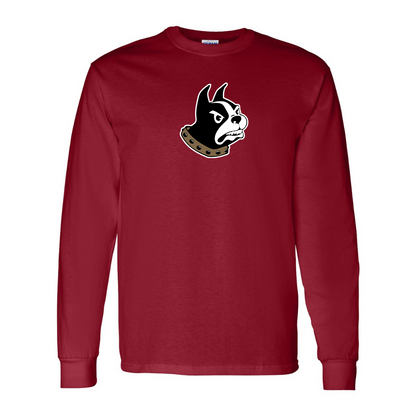 Men's Wofford Terriers Gildan Heavy Cotton Long Sleeve T-Shirt