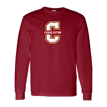 Men's  Charleston Cougars Gildan Heavy Cotton Long Sleeve T-Shirt