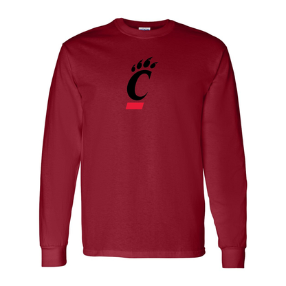 Men's Cincinnati Bearcats Gildan Heavy Cotton Long Sleeve T-Shirt