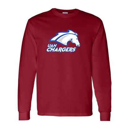 Men's Alabama Huntsville Chargers Gildan Heavy Cotton Long Sleeve T-Shirt