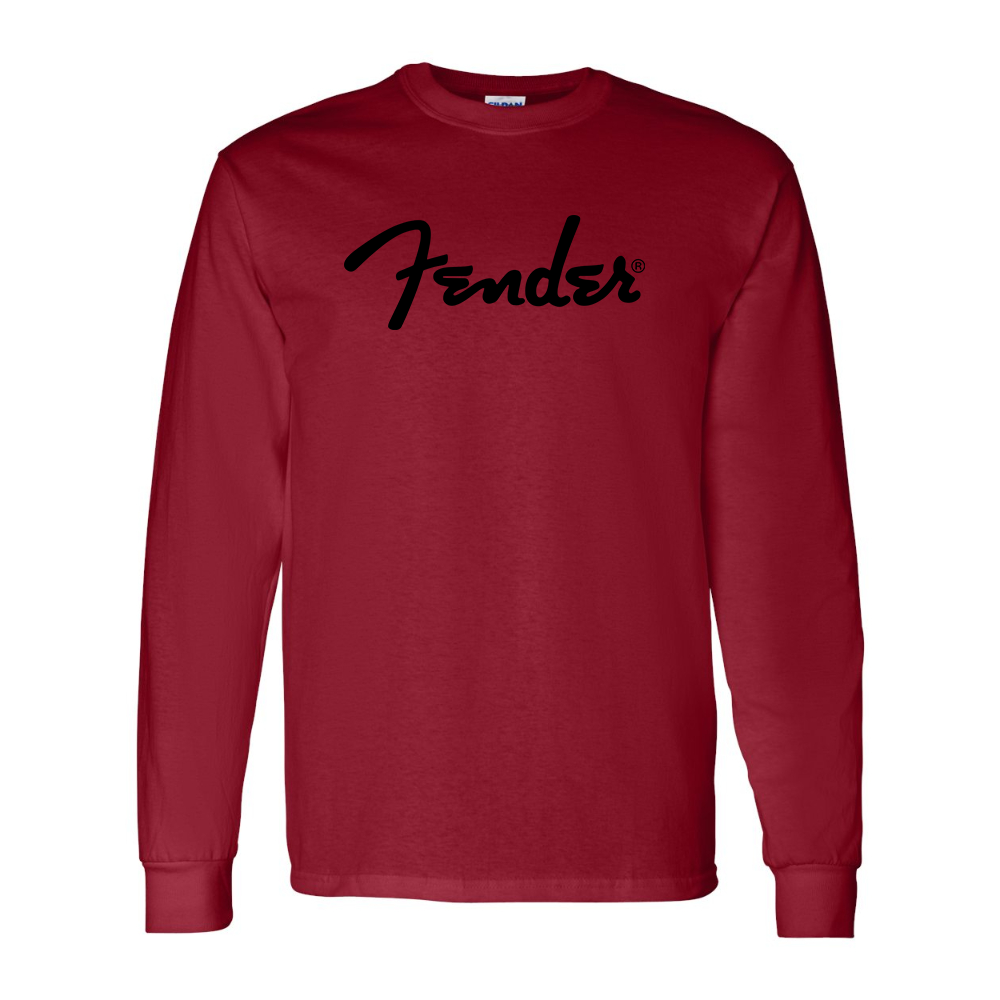 Men's Fender Gildan Heavy Cotton Long Sleeve T-Shirt
