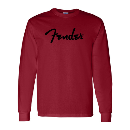 Men's Fender Gildan Heavy Cotton Long Sleeve T-Shirt