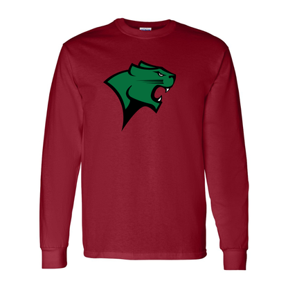 Men's Chicago State Cougars  Gildan Heavy Cotton Long Sleeve T-Shirt
