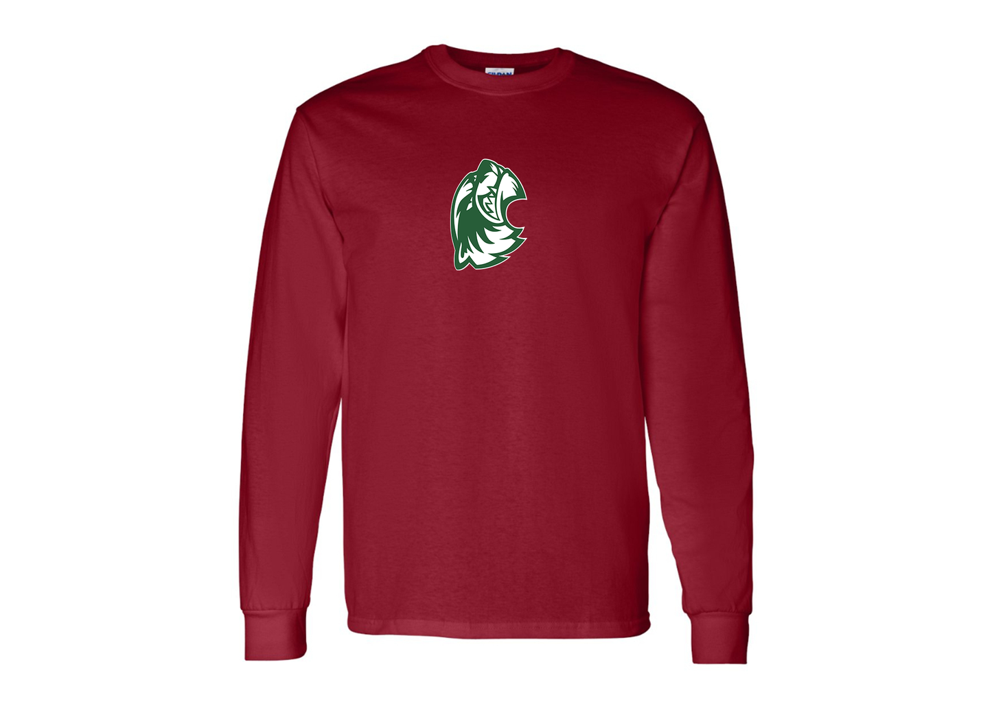 Men's Utah Valley Wolverines Gildan Heavy Cotton Long Sleeve T-Shirt