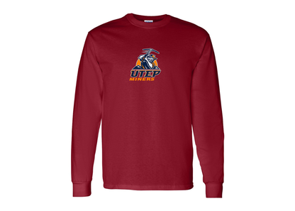 Men's UTEP Miners Gildan Heavy Cotton Long Sleeve T-Shirt