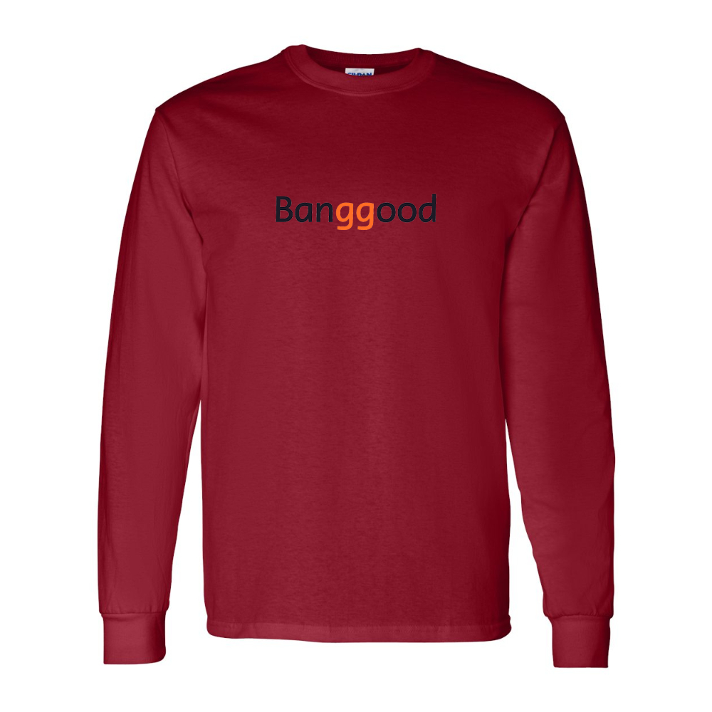 Men's  Banggood  Gildan Heavy Cotton Long Sleeve T-Shirt