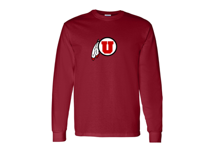 Men's Utah Utes Gildan Heavy Cotton Long Sleeve T-Shirt
