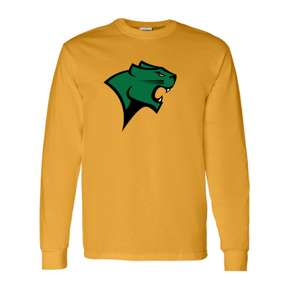 Men's Chicago State Cougars  Gildan Heavy Cotton Long Sleeve T-Shirt