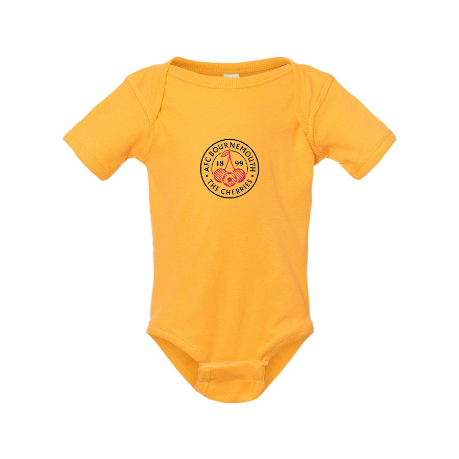 AFC Bournemouth Soccer Logo Rabbit Skins Infant Baby Rib Bodysuit