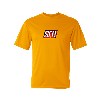 Men's Saint Francis Red Flash Logo Polyester T-Shirt