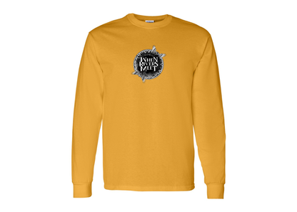 Men's When Rivers Meet Gildan Heavy Cotton Long Sleeve T-Shirt
