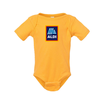 Aldi Logo Rabbit Skins Infant Baby Rib Bodysuit