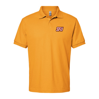 Men's Saint Francis Red Flash Logo Gildan Dry Blend Jersey Polo