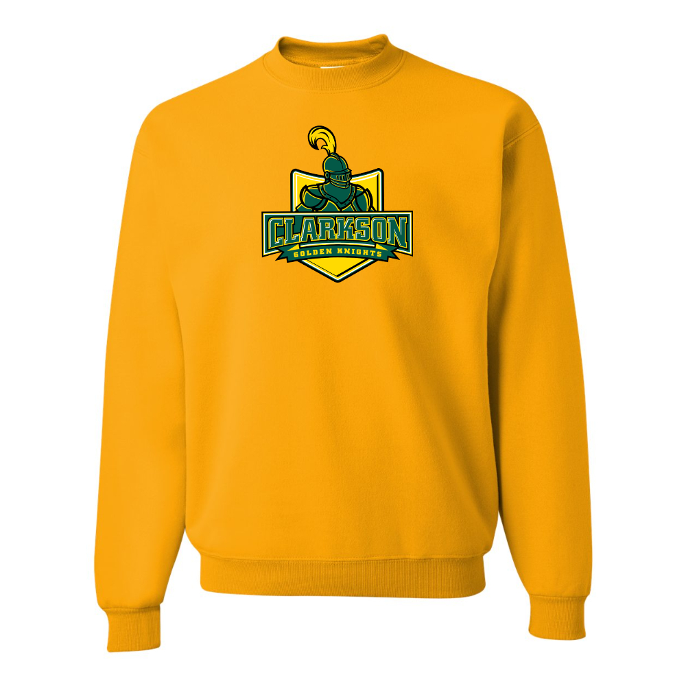 Men's Clarkson Golden Knights JERZEES NuBlend Crewneck Sweatshirt