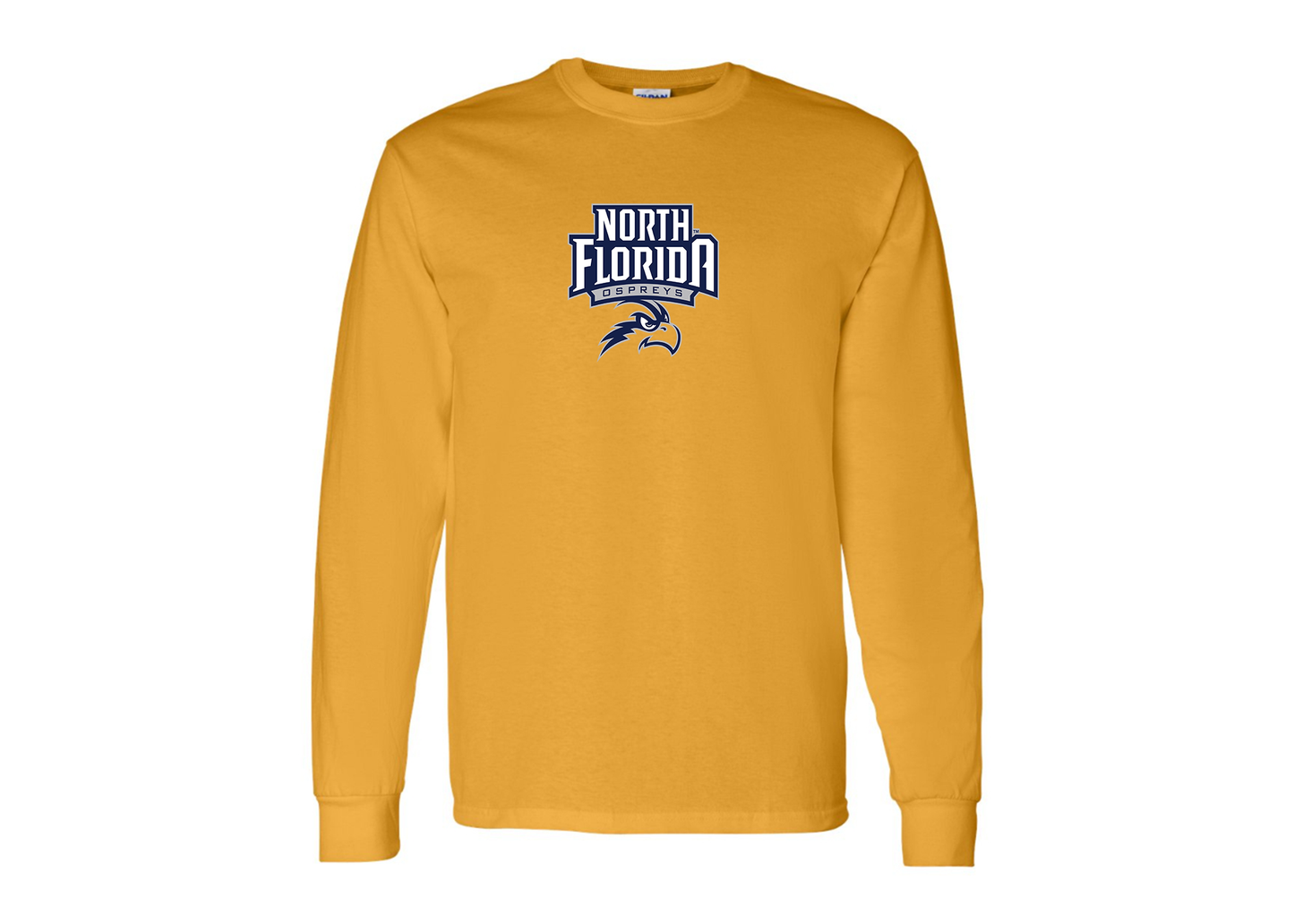Men's UNF Ospreys Gildan Heavy Cotton Long Sleeve T-Shirt