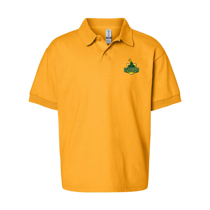 Youth Clarkson Golden Knights Gildan Dry Blend Jersey Polo