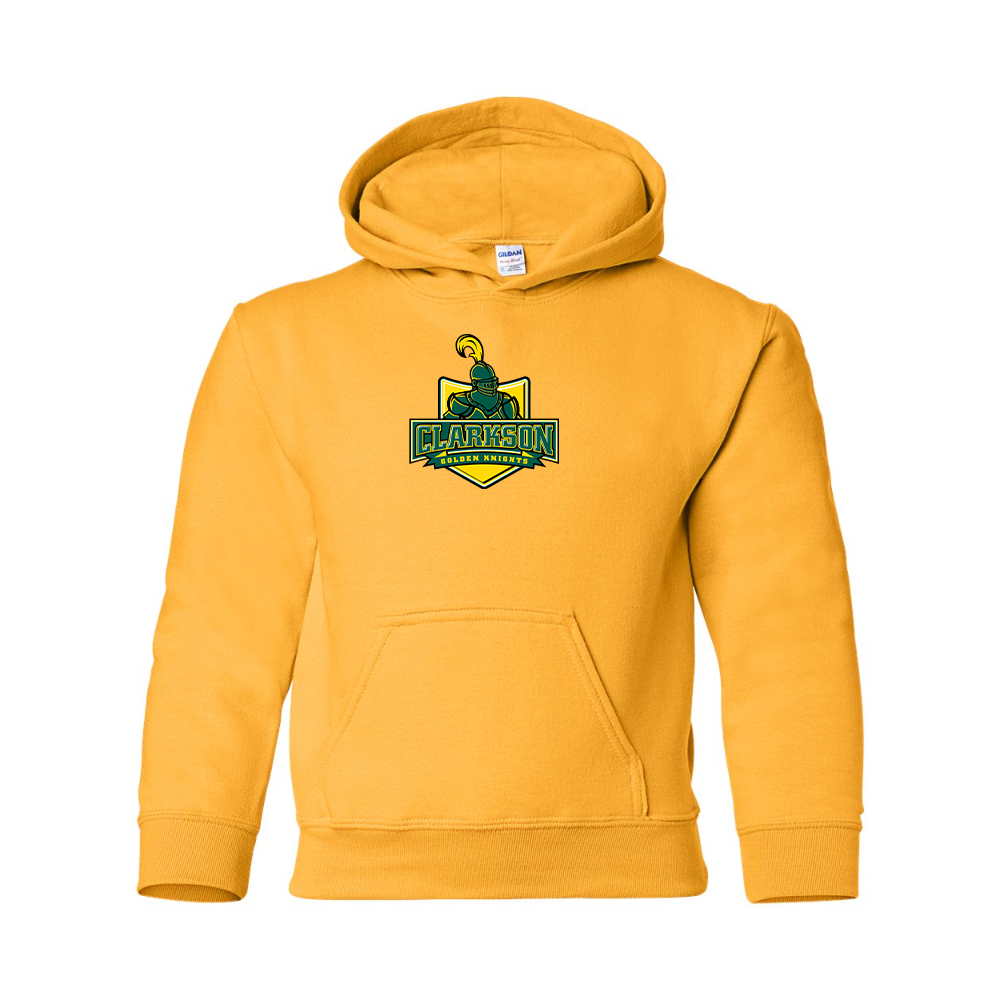 Youth Clarkson Golden Knights Gildan Heavy Blend  Hooded Sweatshirt