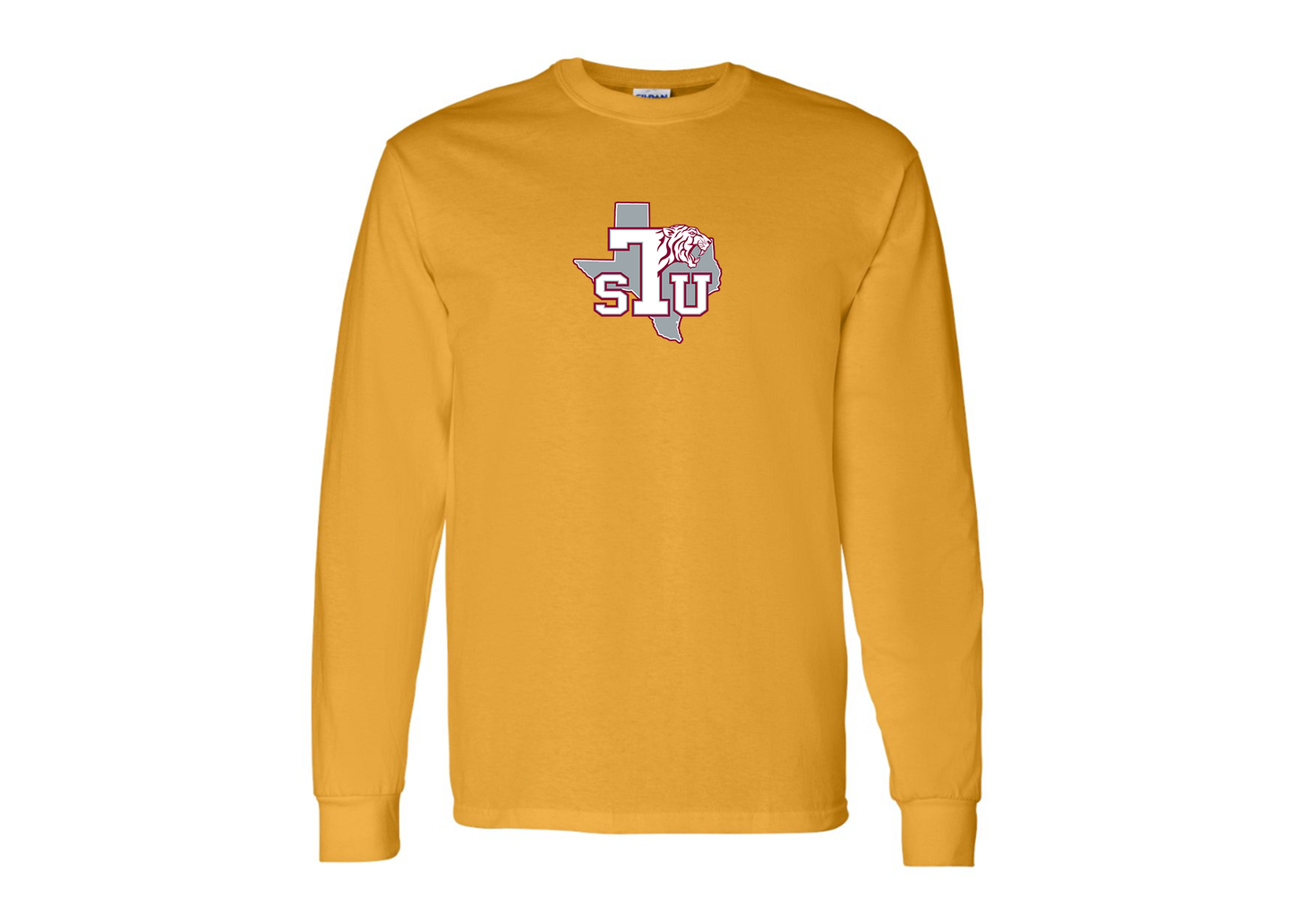 Men's Texas Southern Tigers Gildan Heavy Cotton Long Sleeve T-Shirt