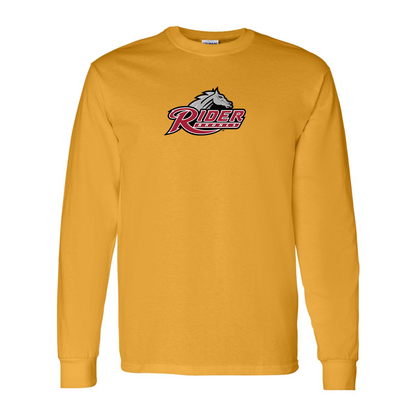 Men's Rider Broncs Logo Gildan Heavy Cotton Long Sleeve T-Shirt
