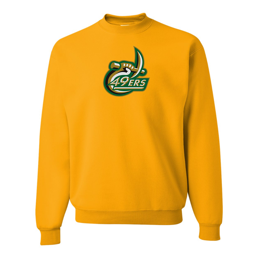 Men's  Charlotte 49ers JERZEES NuBlend Crewneck Sweatshirt