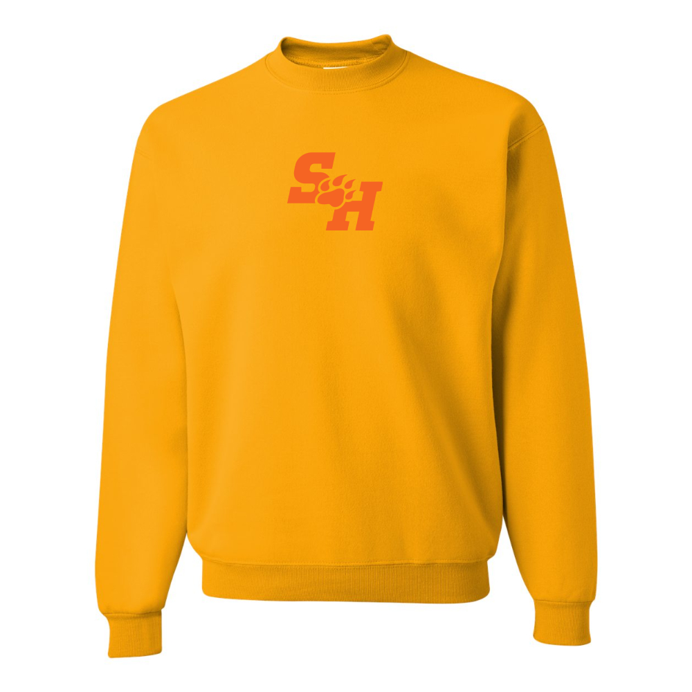 Men's Sam Houston State Bearkats Logo JERZEES NuBlend Crewneck Sweatshirt
