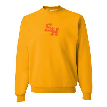Men's Sam Houston State Bearkats Logo JERZEES NuBlend Crewneck Sweatshirt