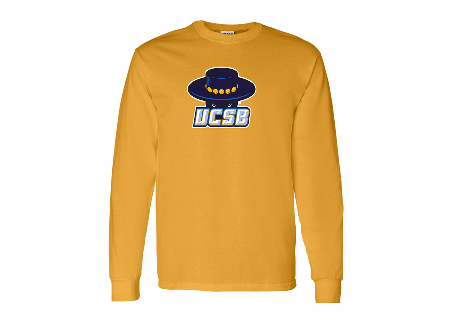 Men's UCSB Gauchos Gildan Heavy Cotton Long Sleeve T-Shirt