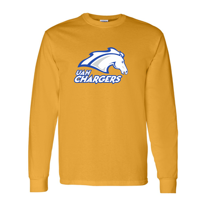 Men's Alabama Huntsville Chargers Gildan Heavy Cotton Long Sleeve T-Shirt