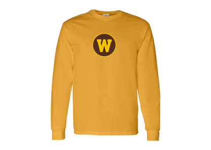 Men's Western Michigan Broncos Gildan Heavy Cotton Long Sleeve T-Shirt