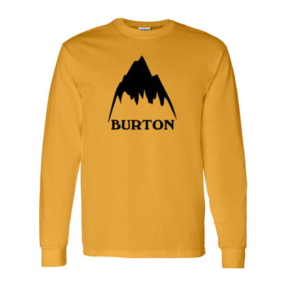 Men's  Burton Mountain  Gildan Heavy Cotton Long Sleeve T-Shirt