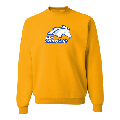 Men's Alabama Huntsville Chargers JERZEES NuBlend Crewneck Sweatshirt