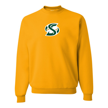 Men's Sacramento State Hornets Logo   JERZEES NuBlend Crewneck Sweatshirt