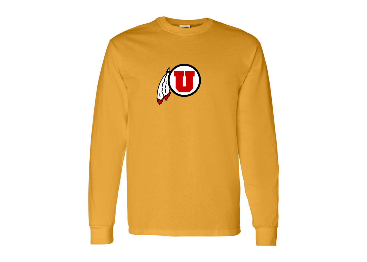 Men's Utah Utes Gildan Heavy Cotton Long Sleeve T-Shirt