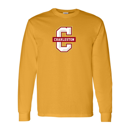 Men's  Charleston Cougars Gildan Heavy Cotton Long Sleeve T-Shirt