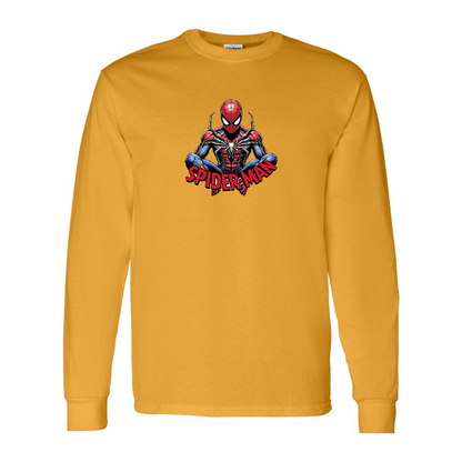 Men's Spider-Man 2025 Gildan Heavy Cotton Long Sleeve T-Shirt