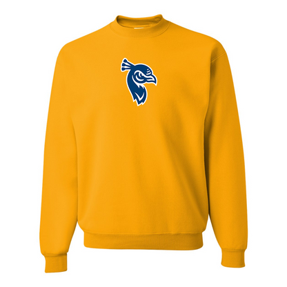 Men's Saint Peters Peacocks Logo JERZEES NuBlend Crewneck Sweatshirt