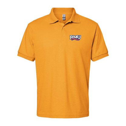 Men's Robert Morris Colonials Logo Gildan Dry Blend Jersey Polo