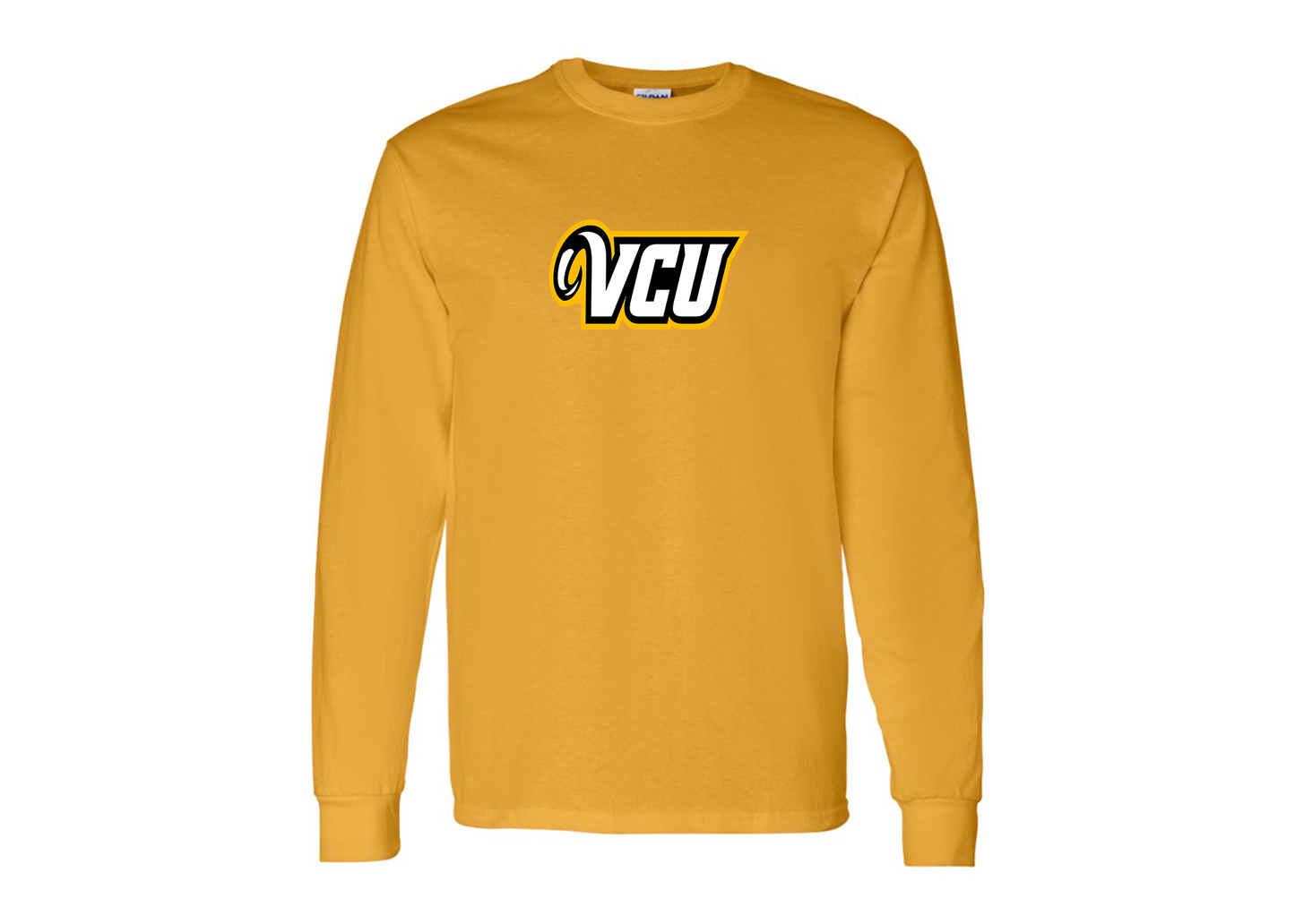 Men's Virginia Commonwealth Rams Gildan Heavy Cotton Long Sleeve T-Shirt