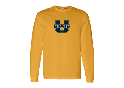 Men's Utah State Aggies Gildan Heavy Cotton Long Sleeve T-Shirt