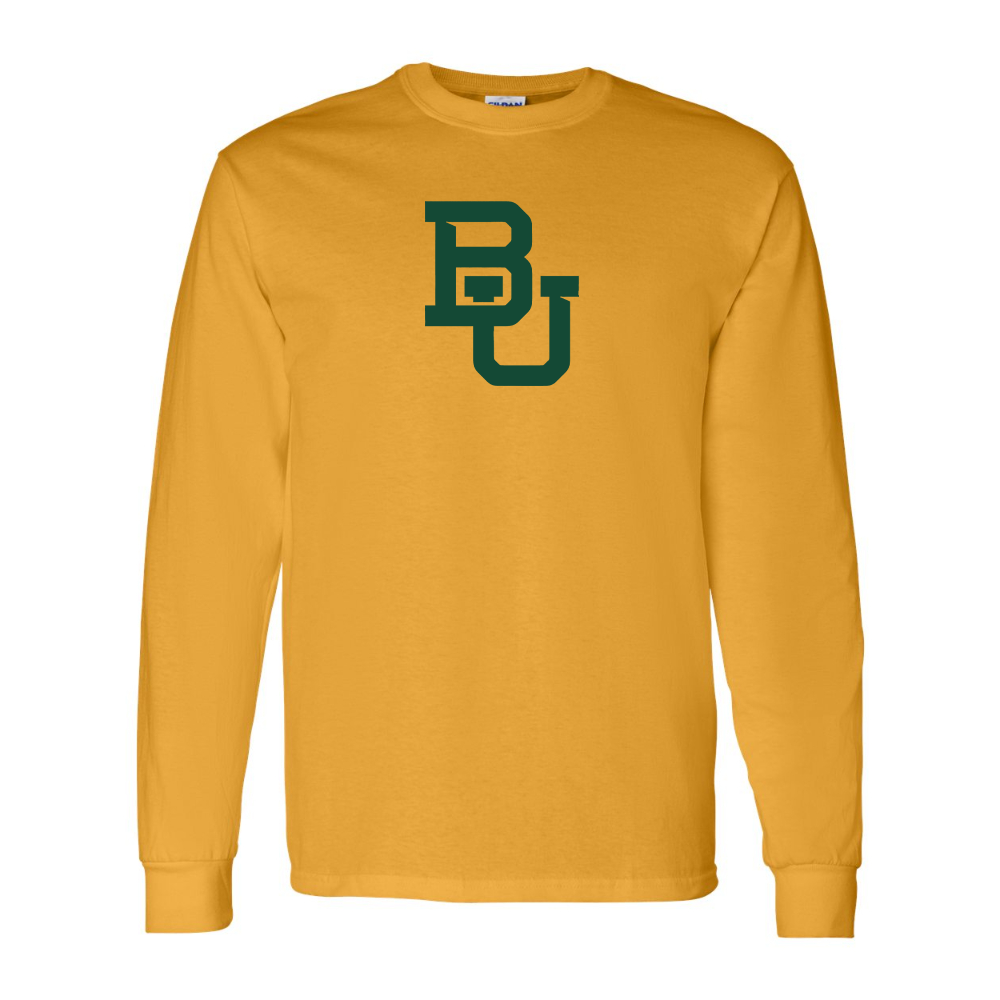 Men's  Baylor Bears Gildan Heavy Cotton Long Sleeve T-Shirt
